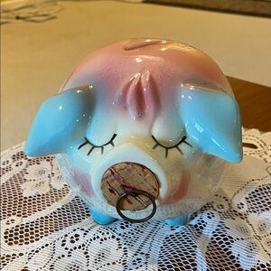 Vintage Corky Pig Piggy Bank 1957